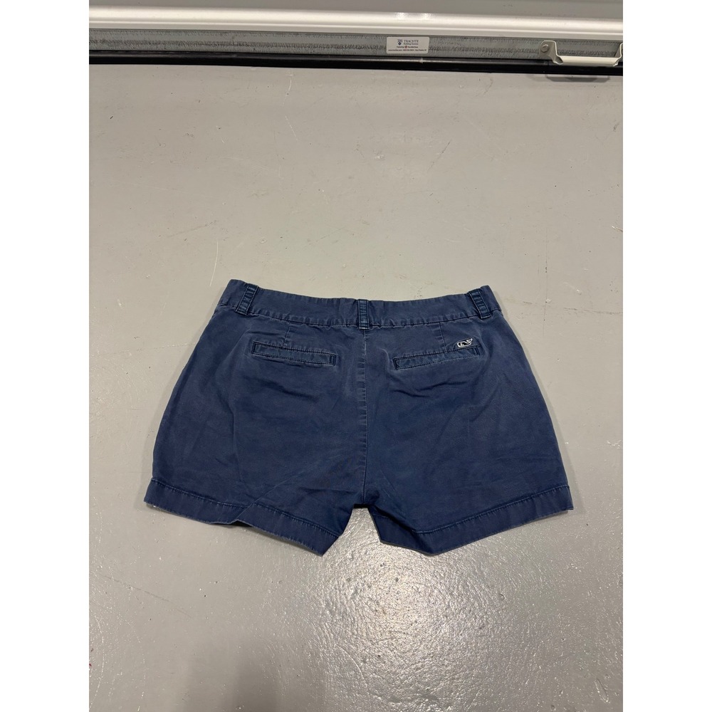 Vineyard Vines Womens Navy Blue Every Day Chino Shorts Size 4 Cotton Stretch - Picture 4 of 4